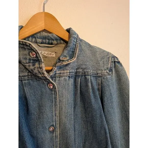 Latitudes 100% cotton denim jacket size M - Picture 5 of 7